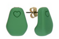 Orecchini Thun pin in resina colore verde | Rohome