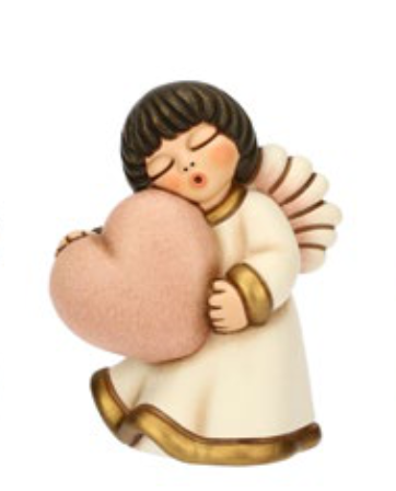 Angelo con Cuore Rosa