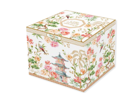 Set teiera e bicchierini in porcellana Jardins D'Orient | rohome