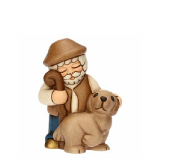 Thun - Pastore con cane blu Presepe | Rohome