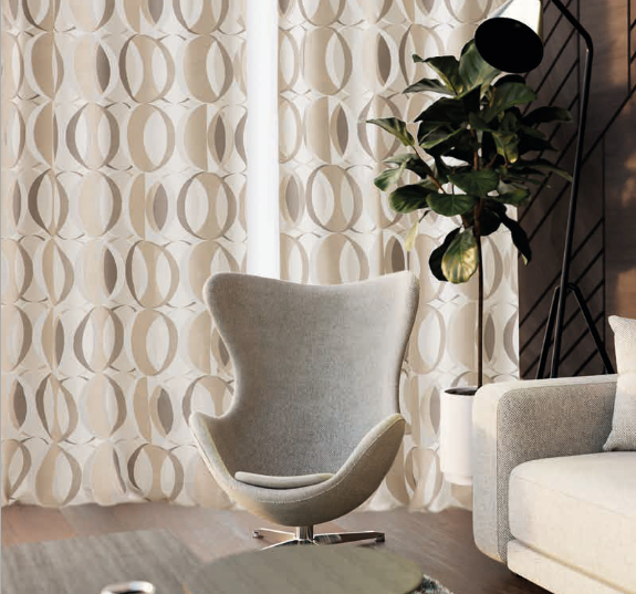 Tenda eclissi tiffany con occhielli H. 290cm | rohome