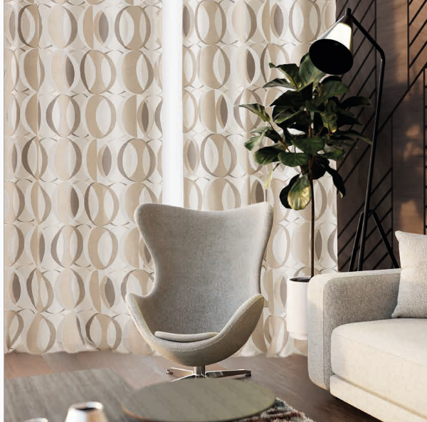 Tenda eclissi tiffany con occhielli H. 290cm | rohome