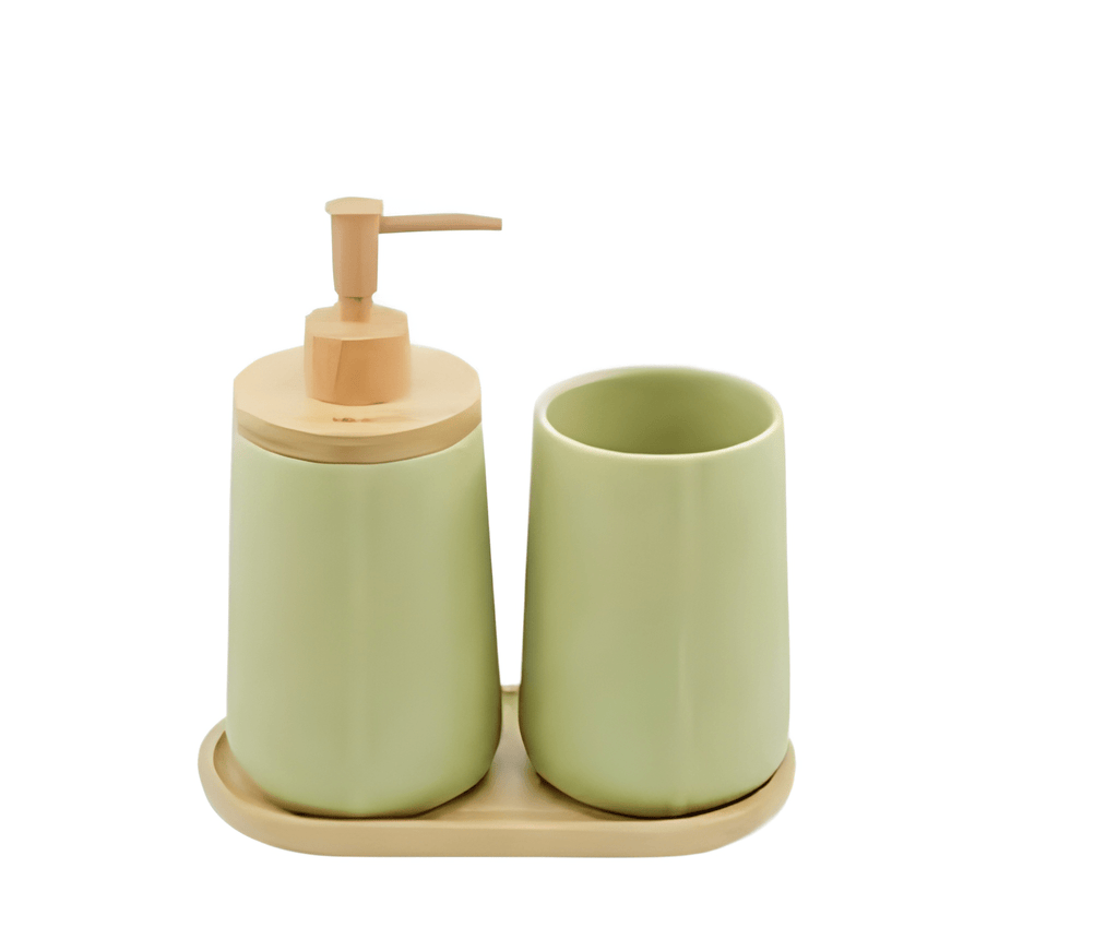 Thun - Set bagno country bloom verde | Rohome