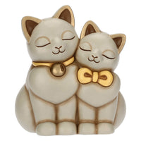 Thun - Coppia di gatti innamorati in ceramica | Rohome