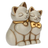 Thun - Coppia di gatti innamorati in ceramica | Rohome