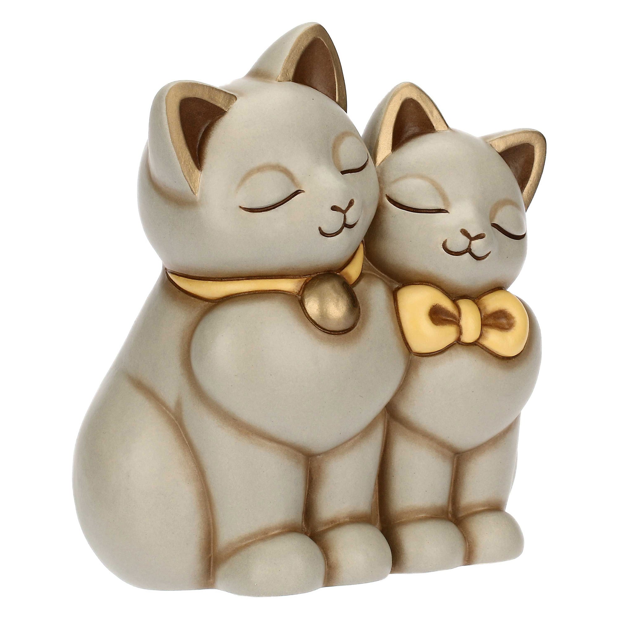 Thun - Coppia di gatti innamorati in ceramica | Rohome