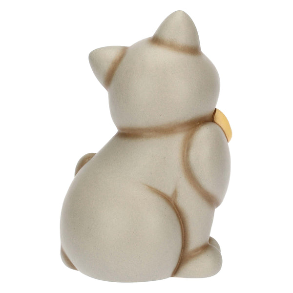 Thun - Gatto Momi con fiocco in ceramica, medio | Rohome