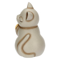 Thun - Gatto Momi con fiocco in ceramica, medio | Rohome