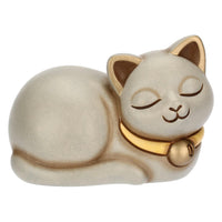 Thun - Gatto Momi con campanellino in ceramica, piccolo | Rohome