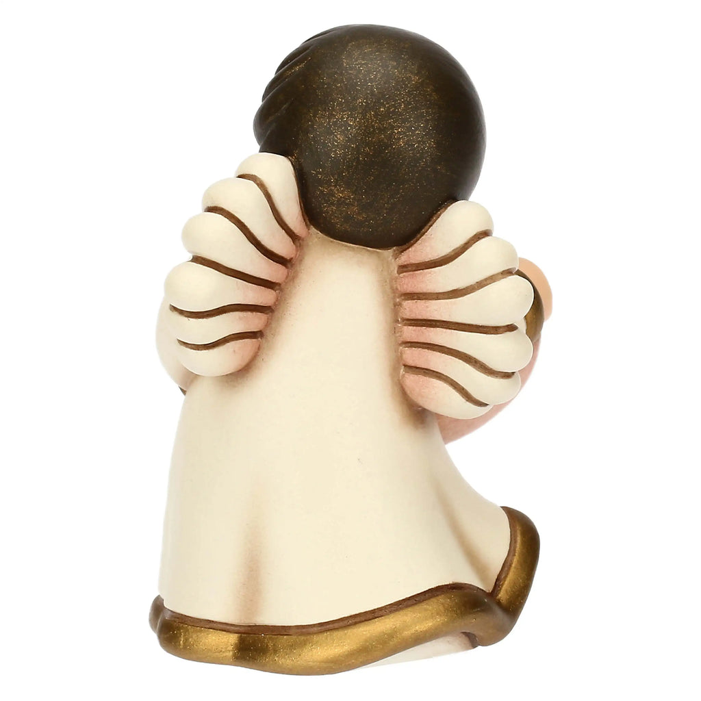 Thun - Angelo in ceramica con cuore rosa | Rohome
