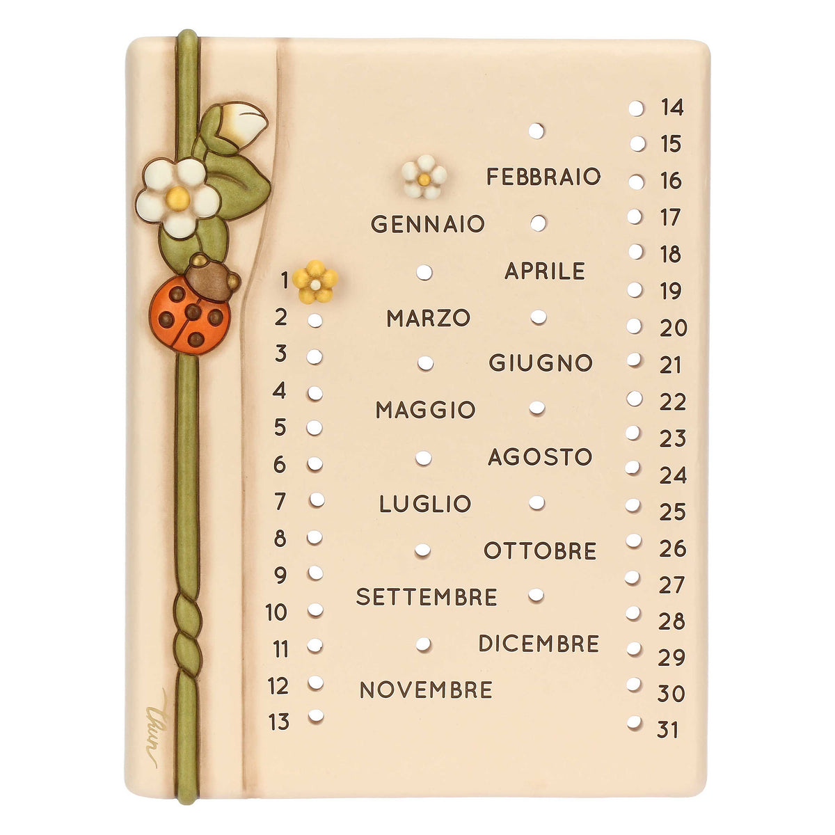 Calendario Thun perpetuo linea country bloom | Rohome