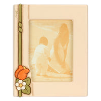 Portafoto in ceramica con fiori Country Bloom, grande | rohome