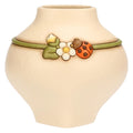 Thun - Vaso in ceramica con coccinella Country Bloom, medio | Rohome