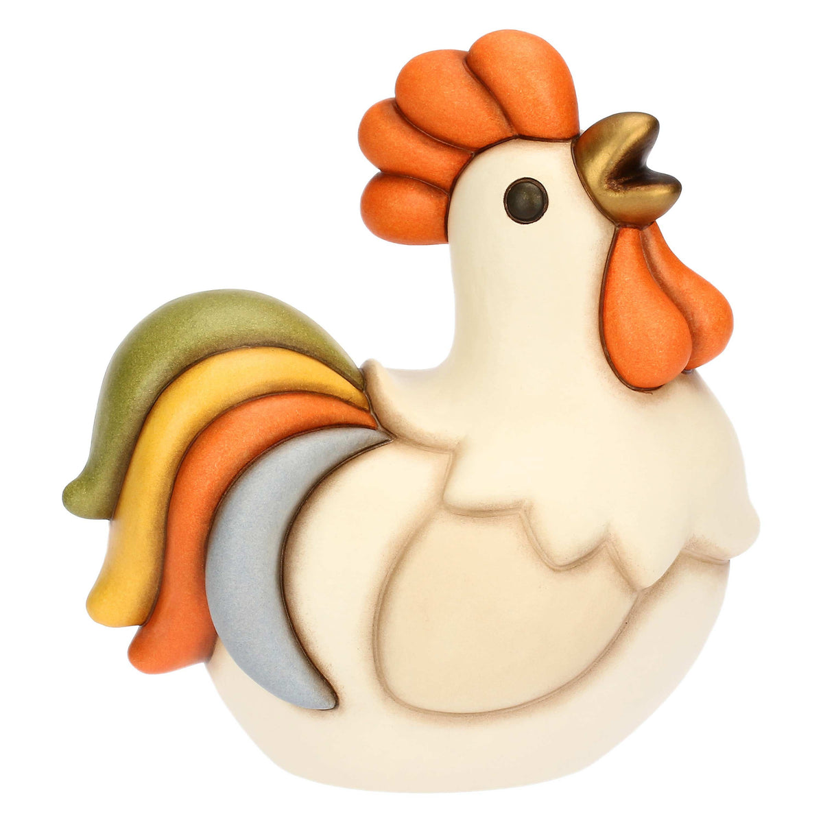 Thun - gallo Jack in ceramica grande pasqua 25 | rohome