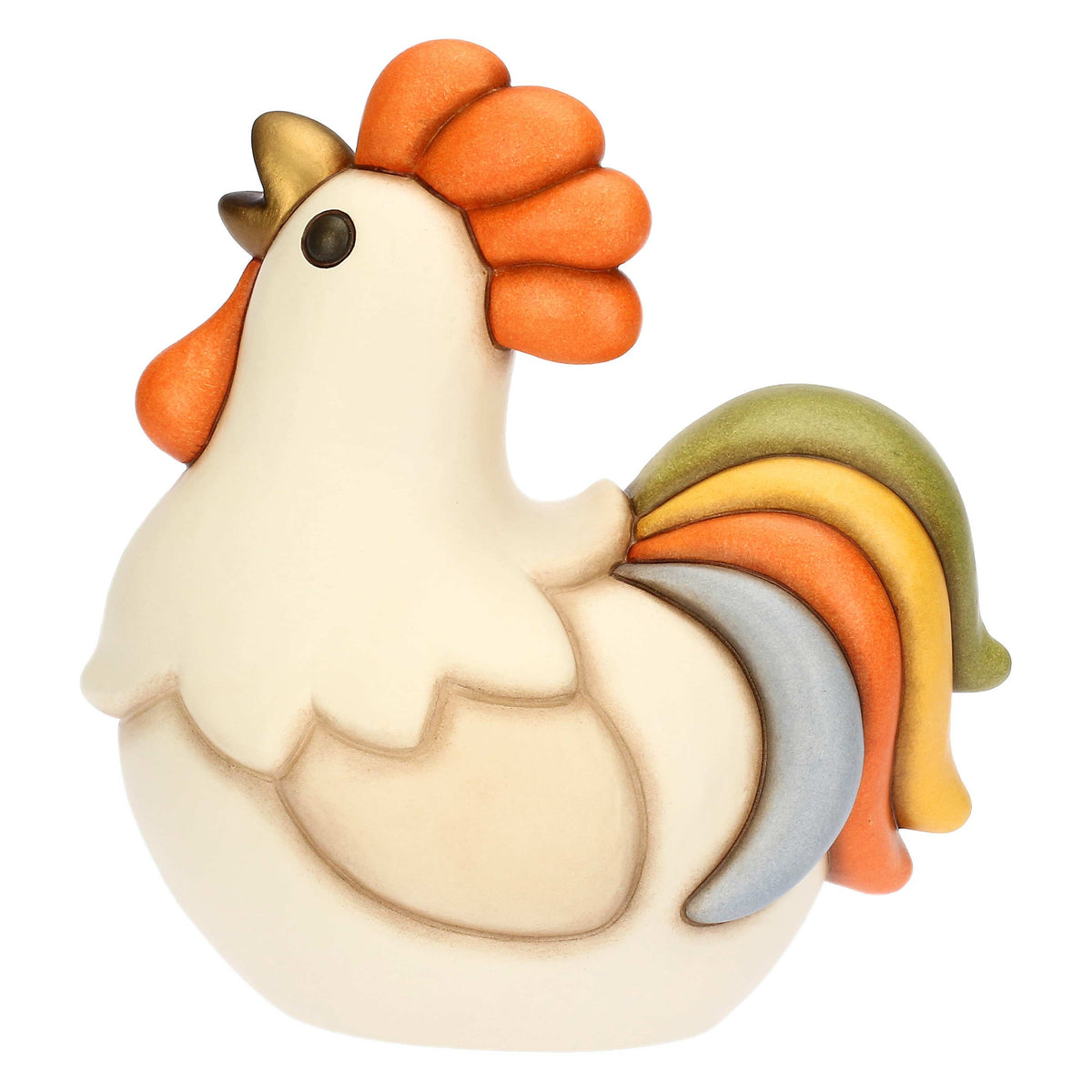 Thun - gallo Jack in ceramica grande pasqua 25 | rohome