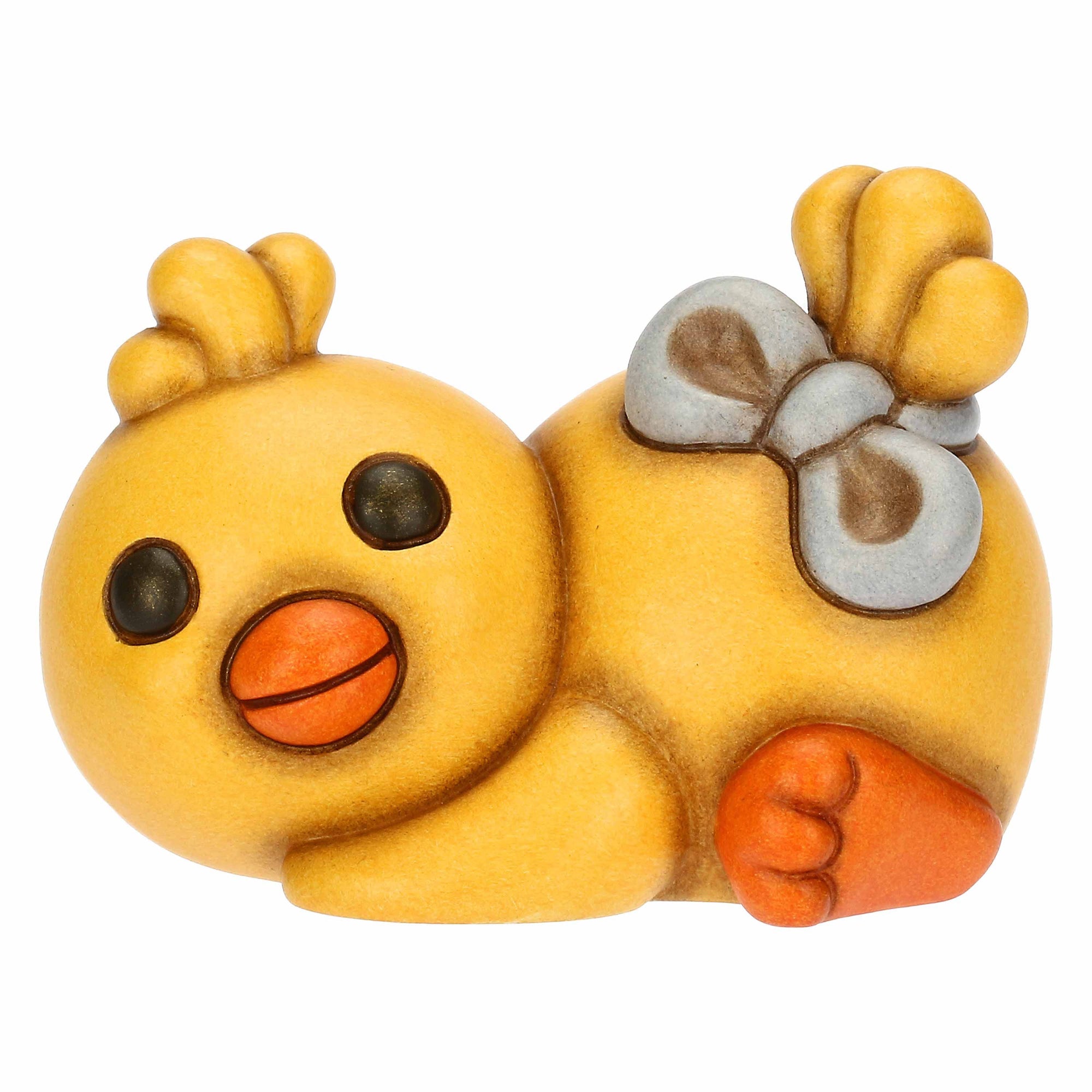 Thun - pulcino Polly con fiocco blu piccolo | rohome