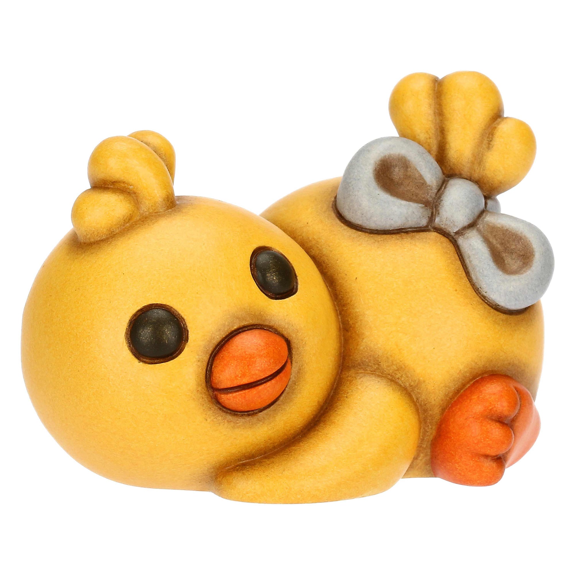 Thun - pulcino Polly con fiocco blu piccolo | rohome