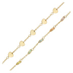 Thun - Bracciale in metallo con cinque cuori | Rohome