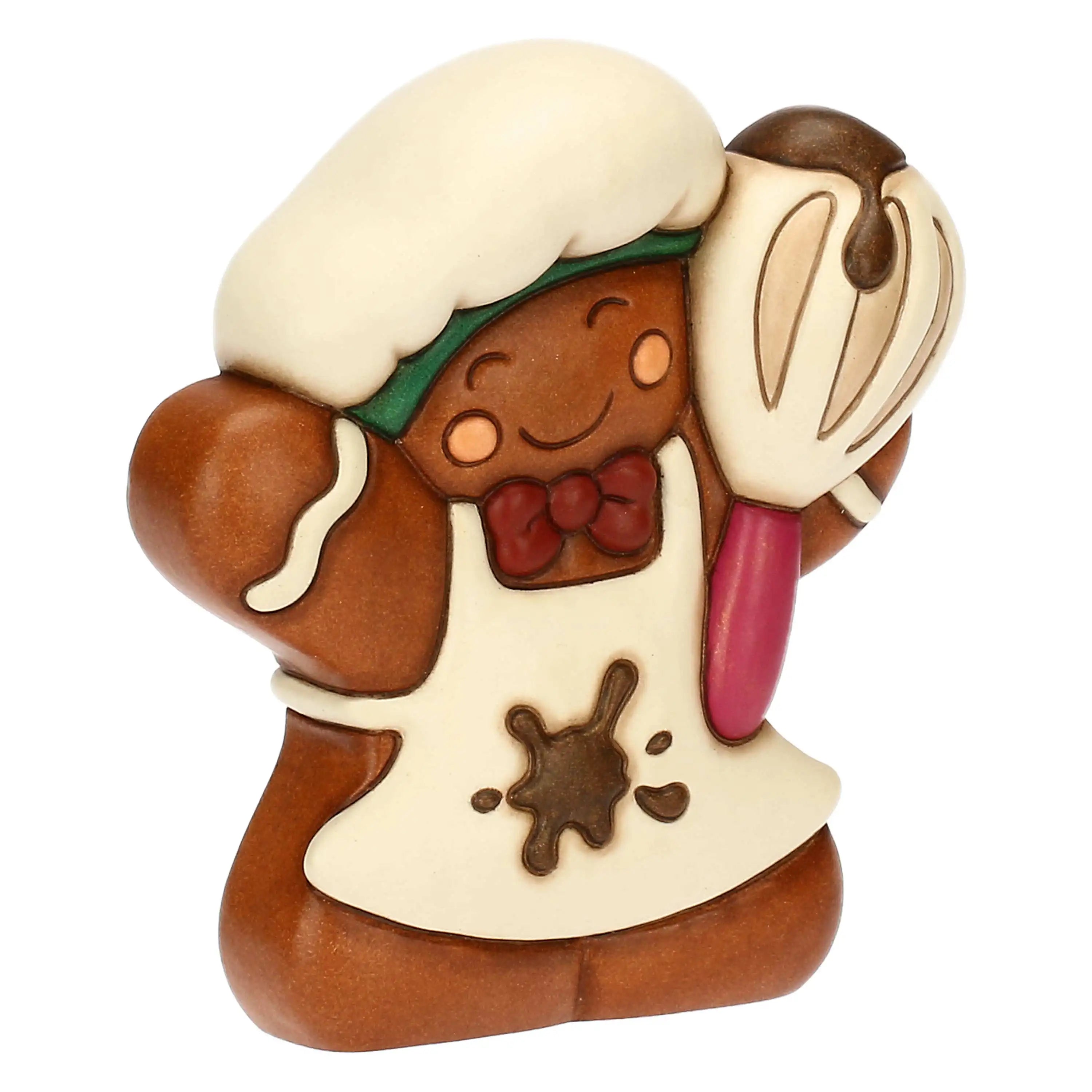 Thun - Omino di pan di zenzero Pepi chef in ceramica, medio | Rohome