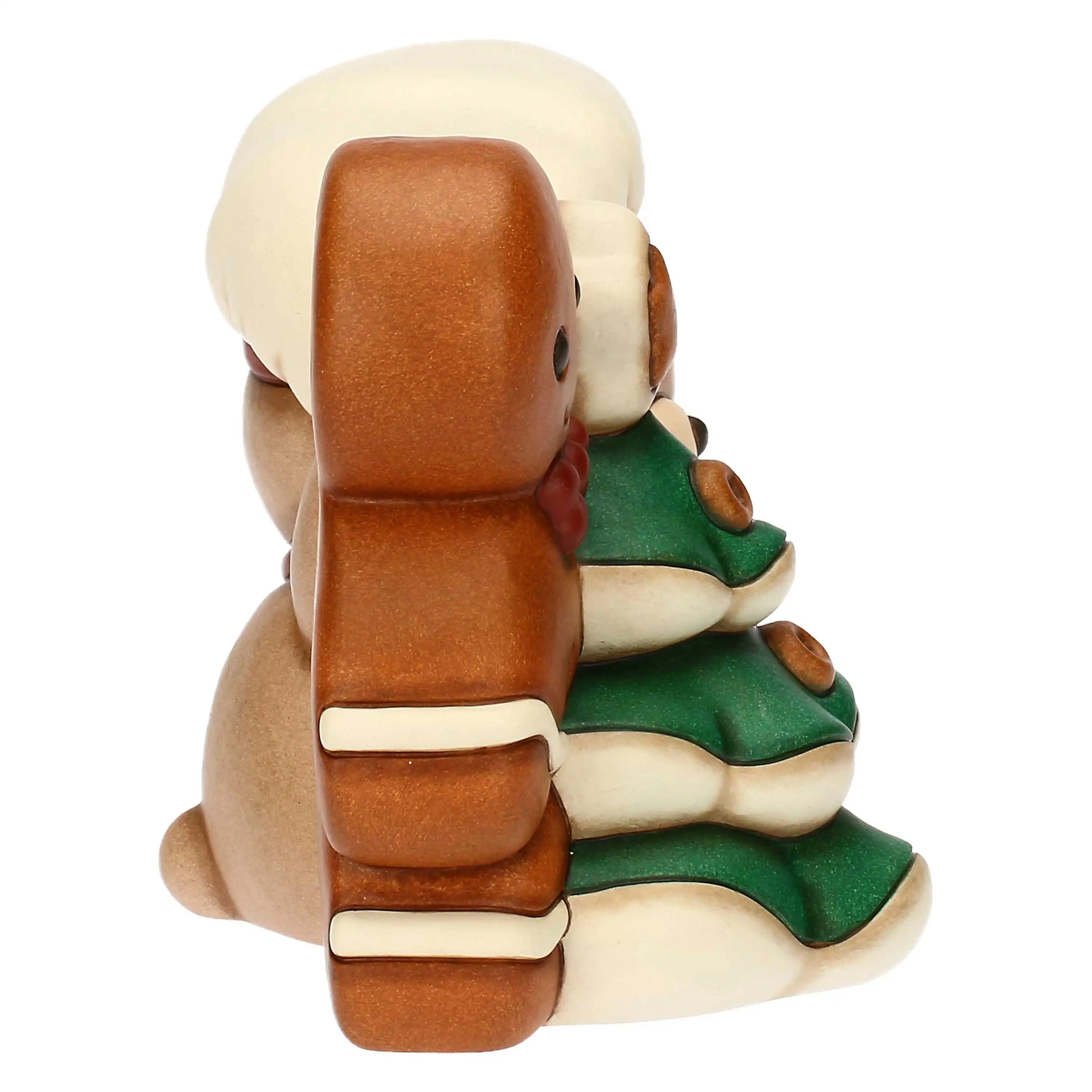 Thun - Coppia Teddy e omino di pan di zenzero Pepi in ceramica | Rohome