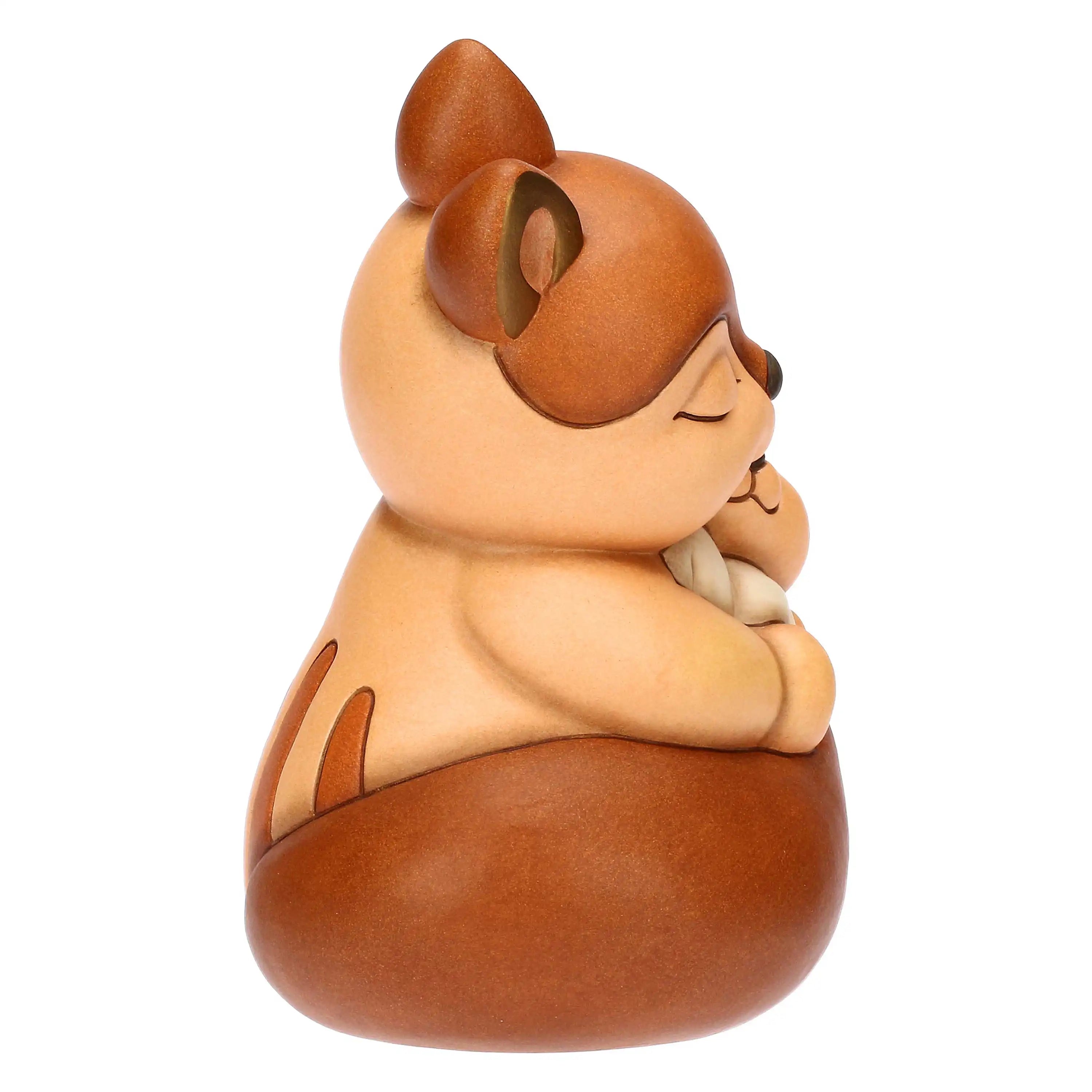 Thun - Scoiattolo Diva con cucciolo in ceramica | Rohome