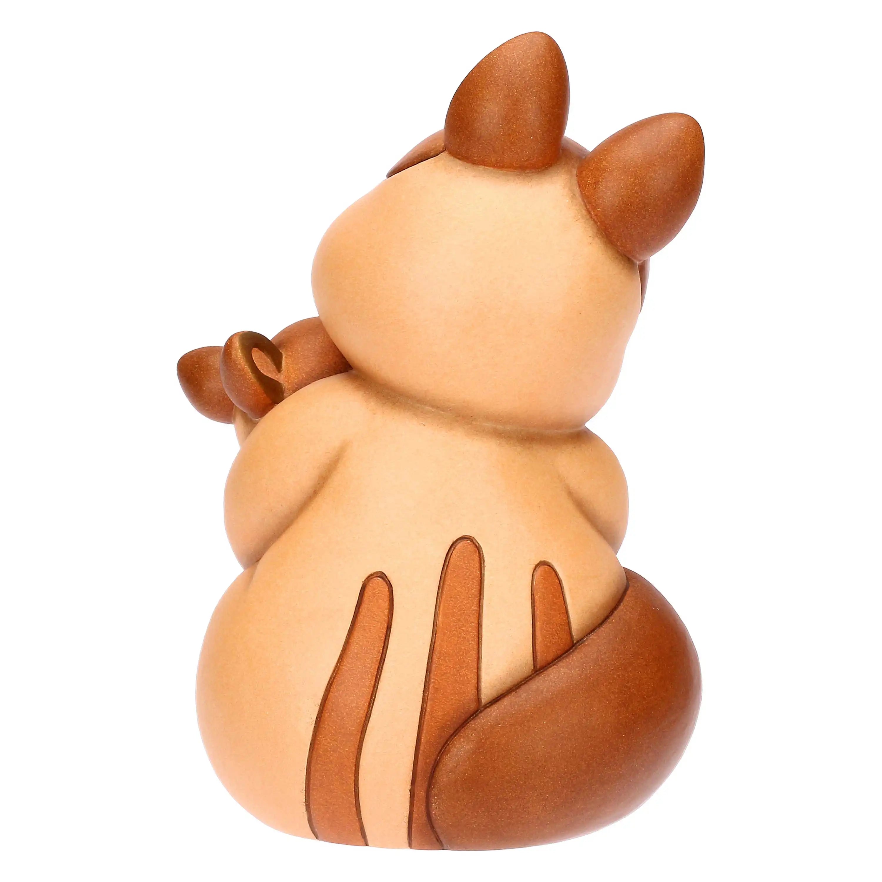 Thun - Scoiattolo Diva con cucciolo in ceramica | Rohome