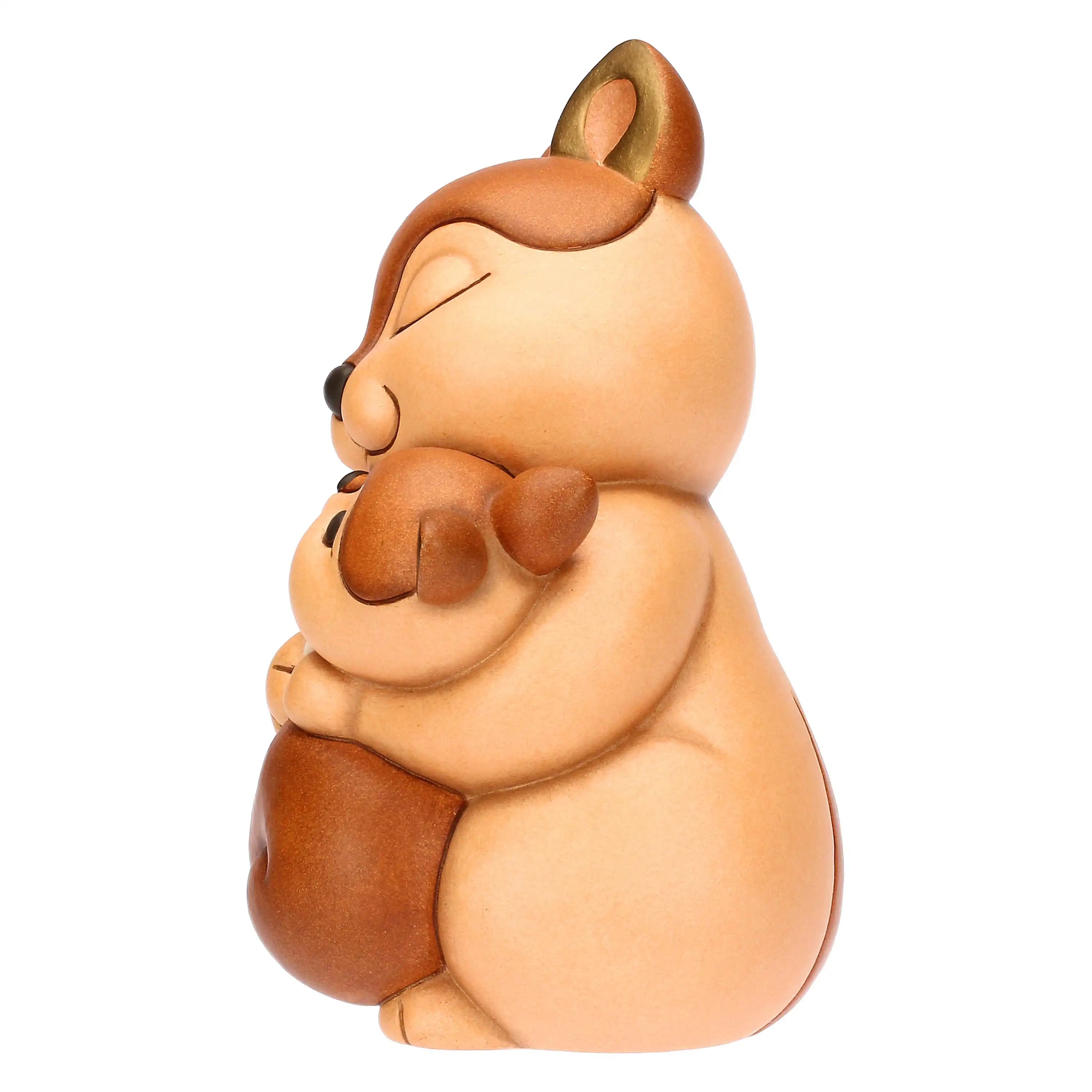 Thun - Scoiattolo Diva con cucciolo in ceramica | Rohome
