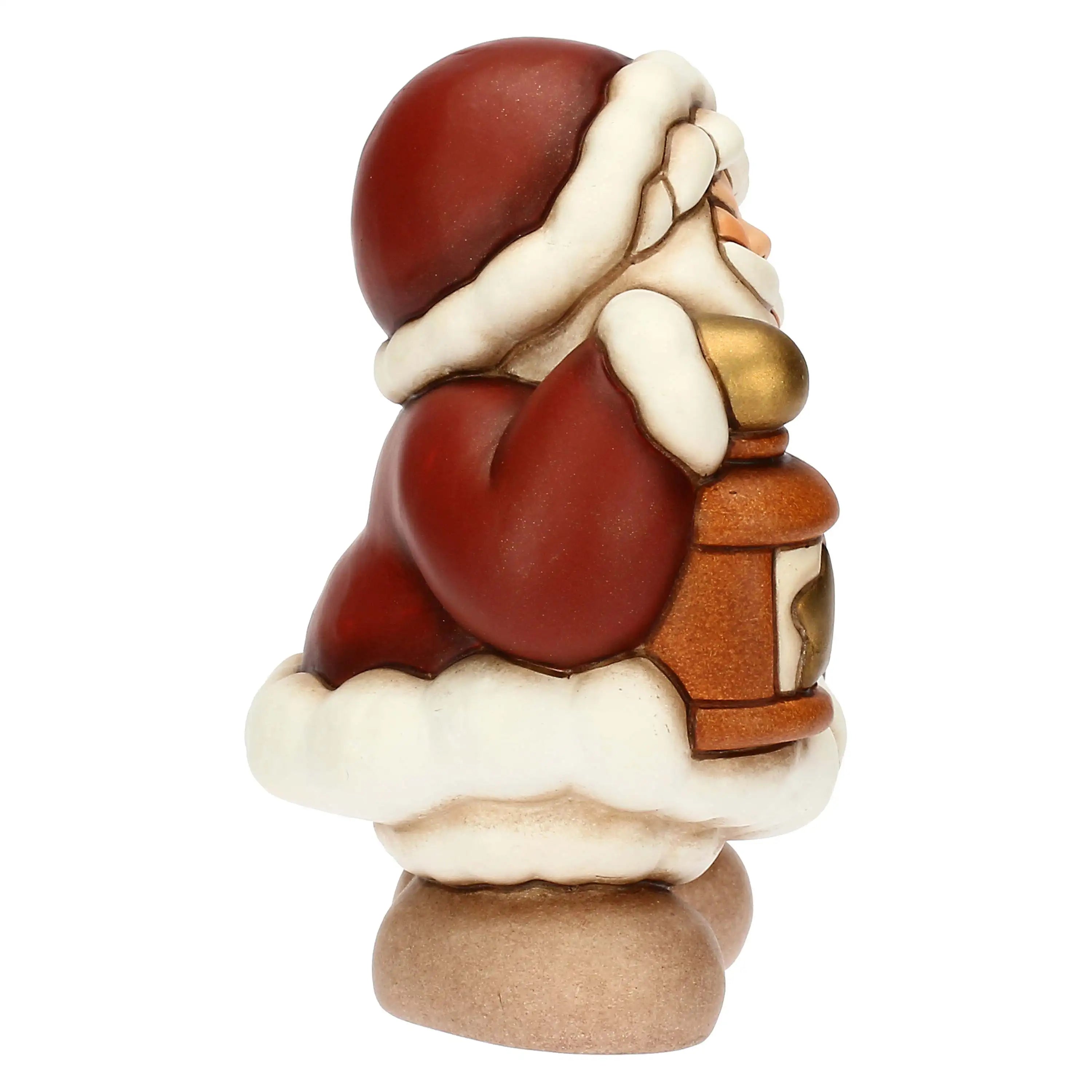 Thun - Babbo Natale con lanterna in ceramica piccolo | Rohome