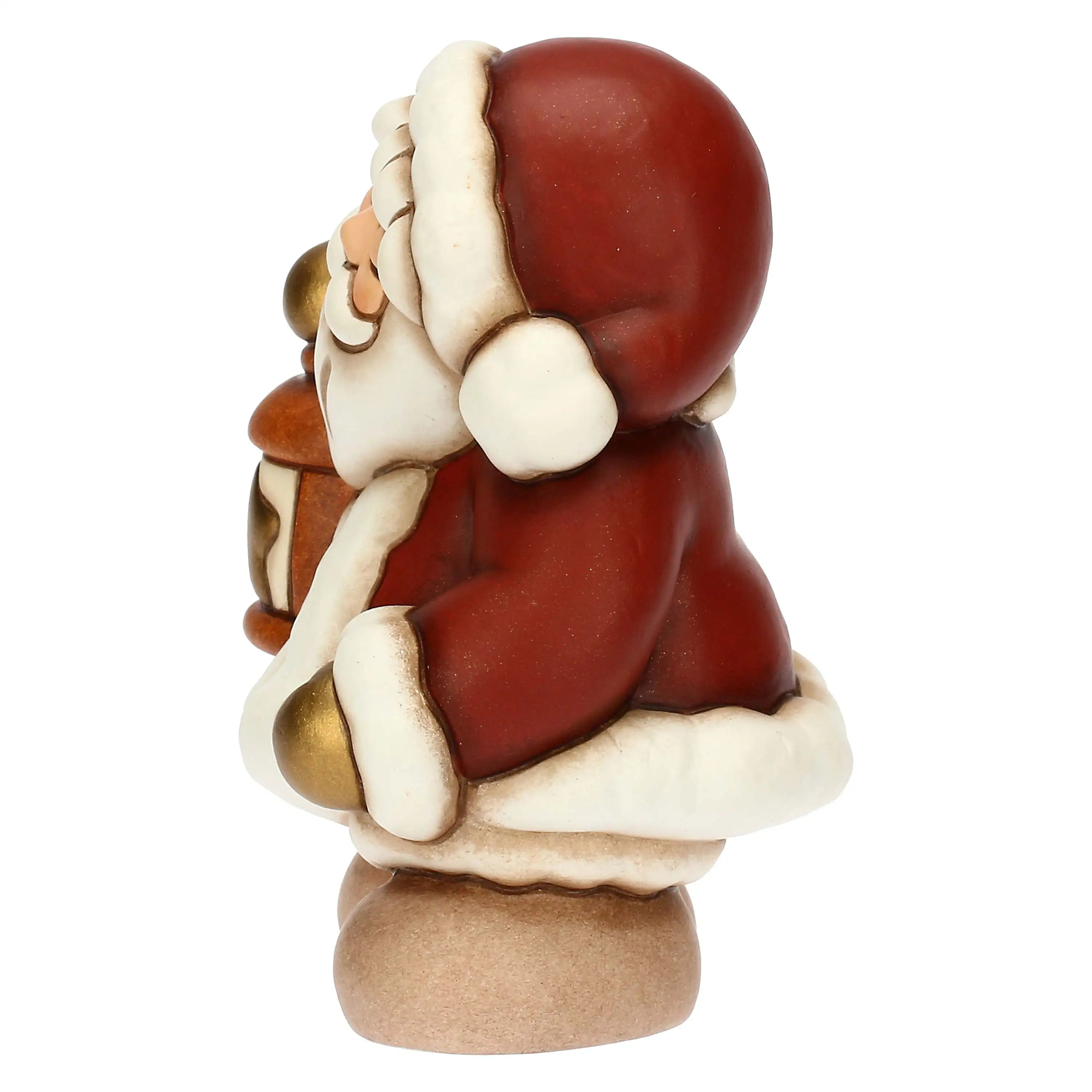 Thun - Babbo Natale con lanterna in ceramica piccolo | Rohome