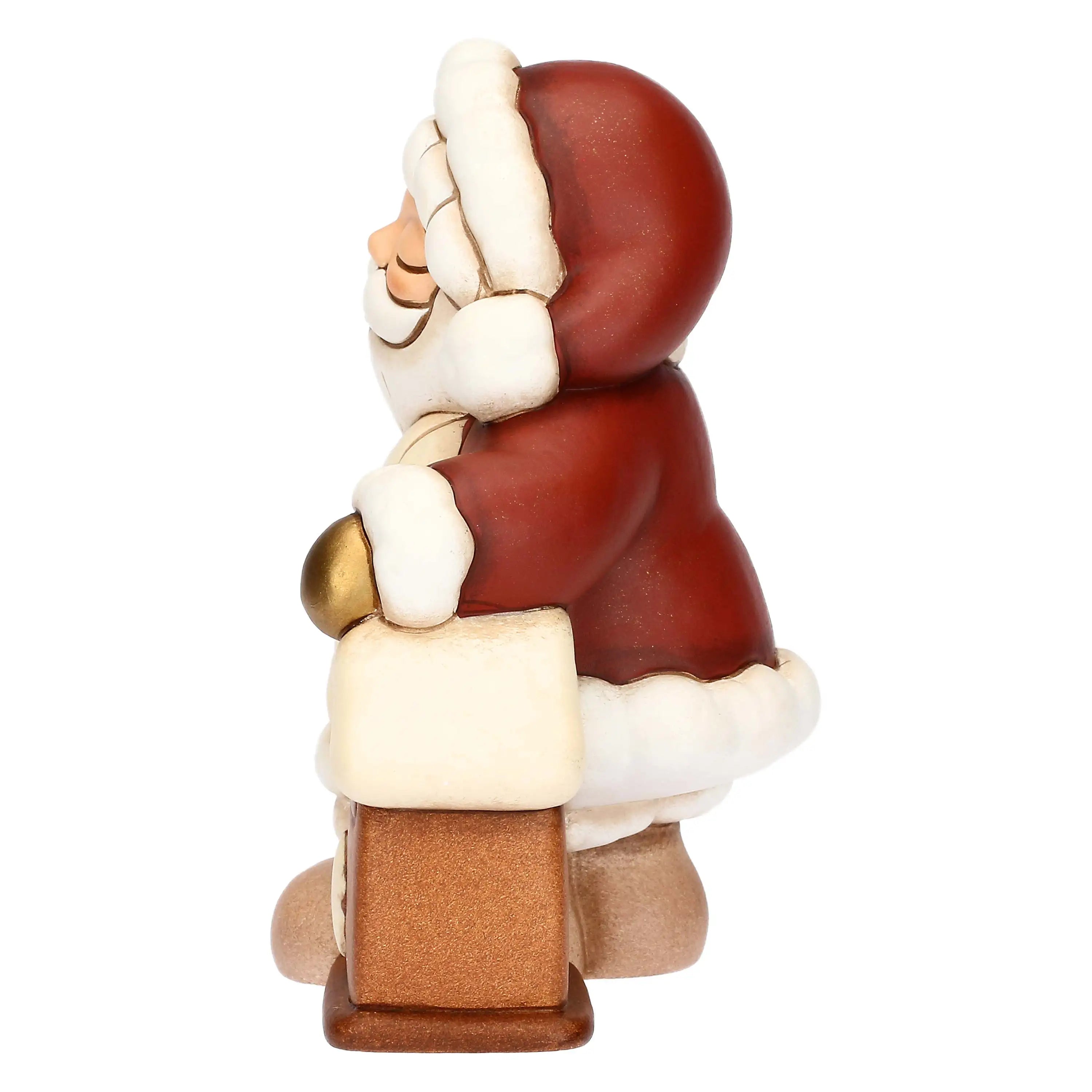 Thun - Babbo Natale con cassetta delle lettere in ceramica, medio | Rohome
