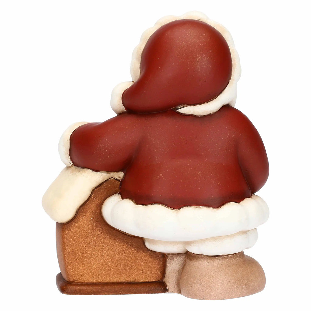 Thun - Babbo Natale con cassetta delle lettere in ceramica, medio | Rohome