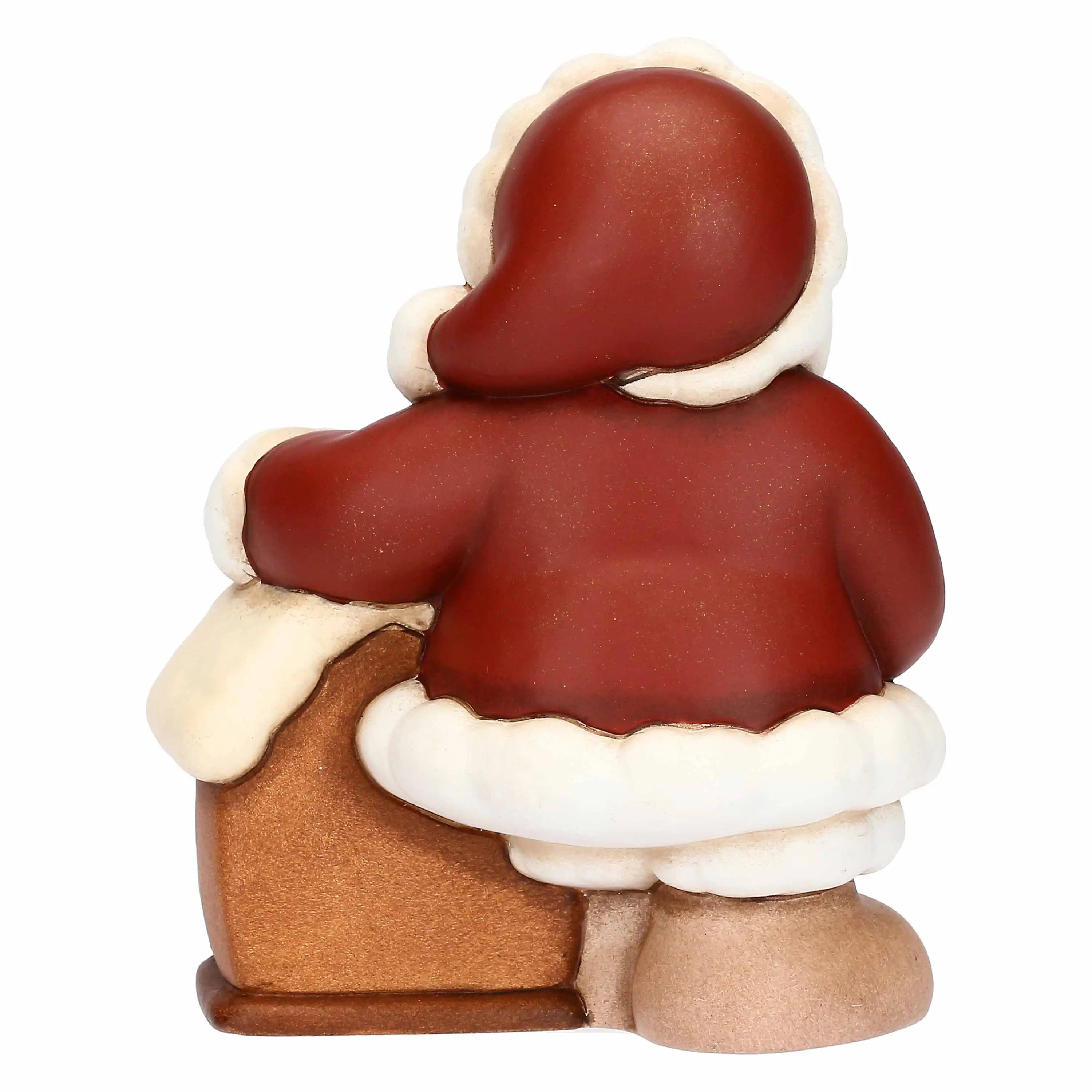 Thun - Babbo Natale con cassetta delle lettere in ceramica, medio | Rohome