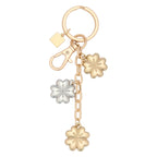 Thun - Portachiavi in metallo 3 charms quadrifoglio | Rohome