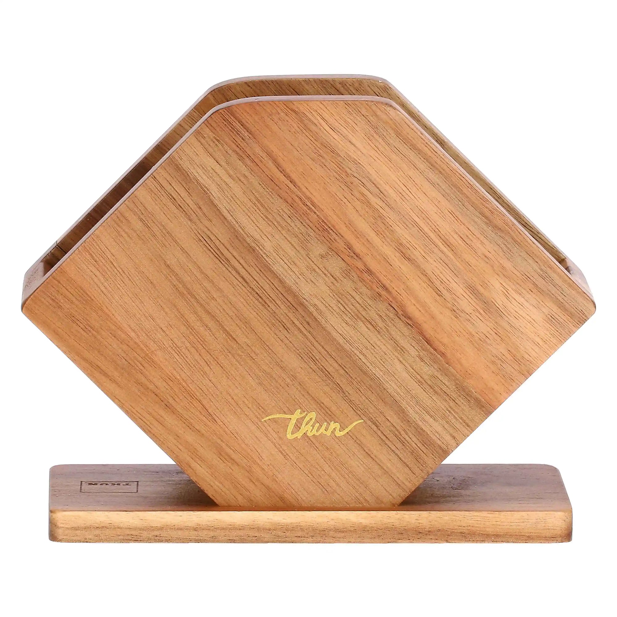 Thun - Porta tovaglioli in legno country bloom | Rohome