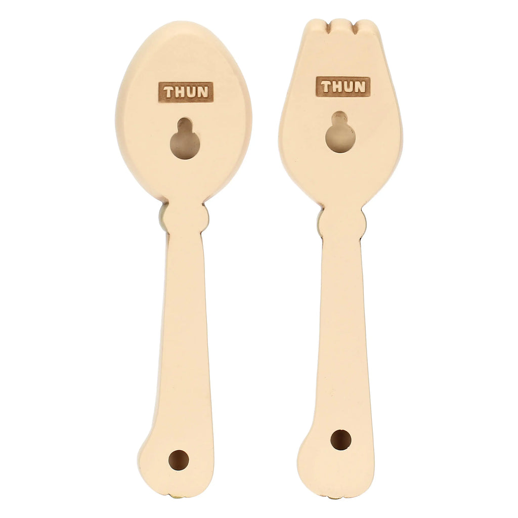 Thun - Set cucchiaio e forchetta da parete in ceramica Country Bloom | rohome