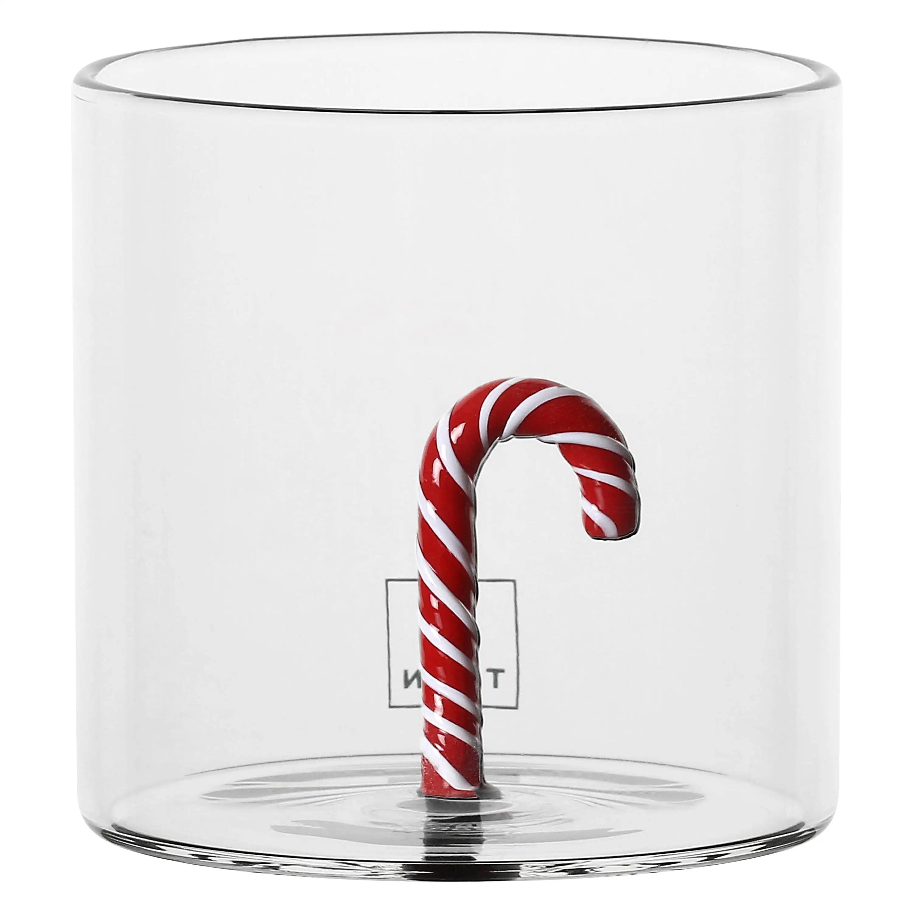 Thun - Set 2 bicchieri con candy cane linea sorprese di Natale | Rohome