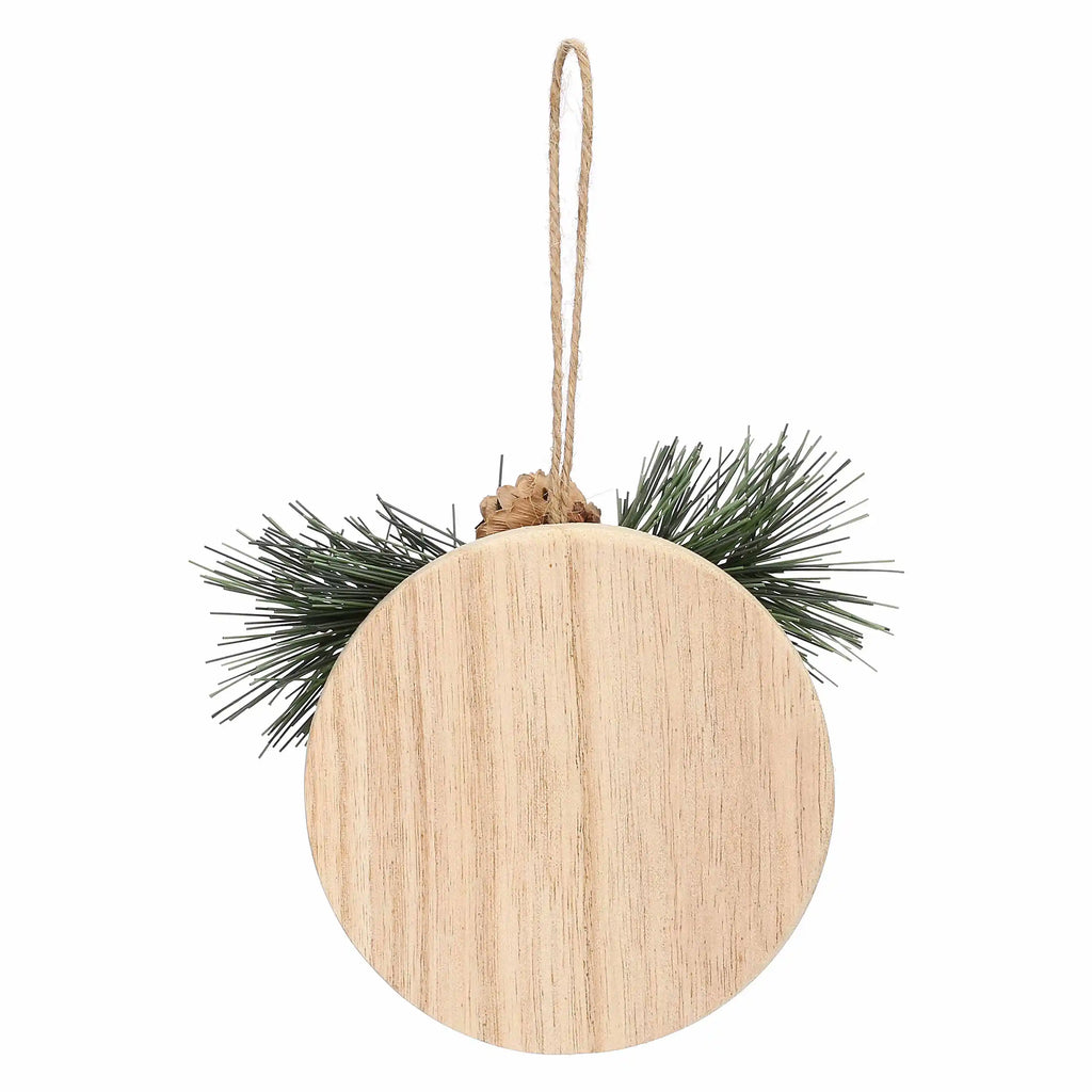 Thun - set 3 palline di natale in legno | rohome
