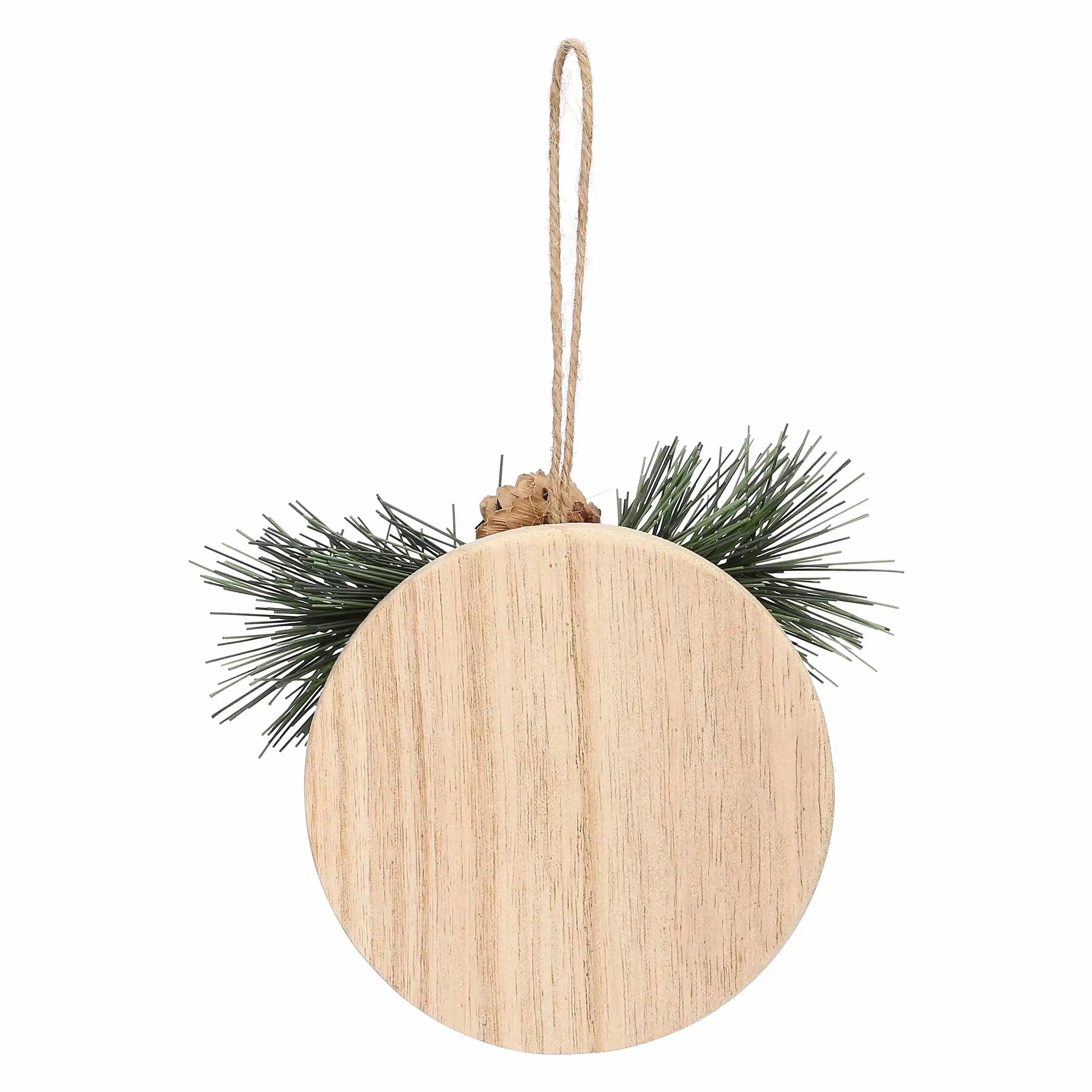 Thun - set 3 palline di natale in legno | rohome