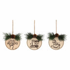 Thun - set 3 Addobbo natale in legno | rohome