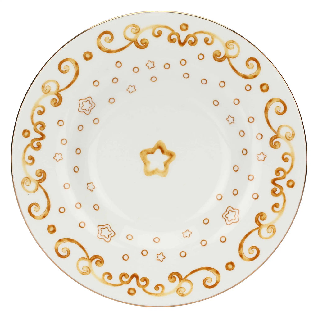 Thun - Piattino tondo in porcellana con candela Thunland | Rohome