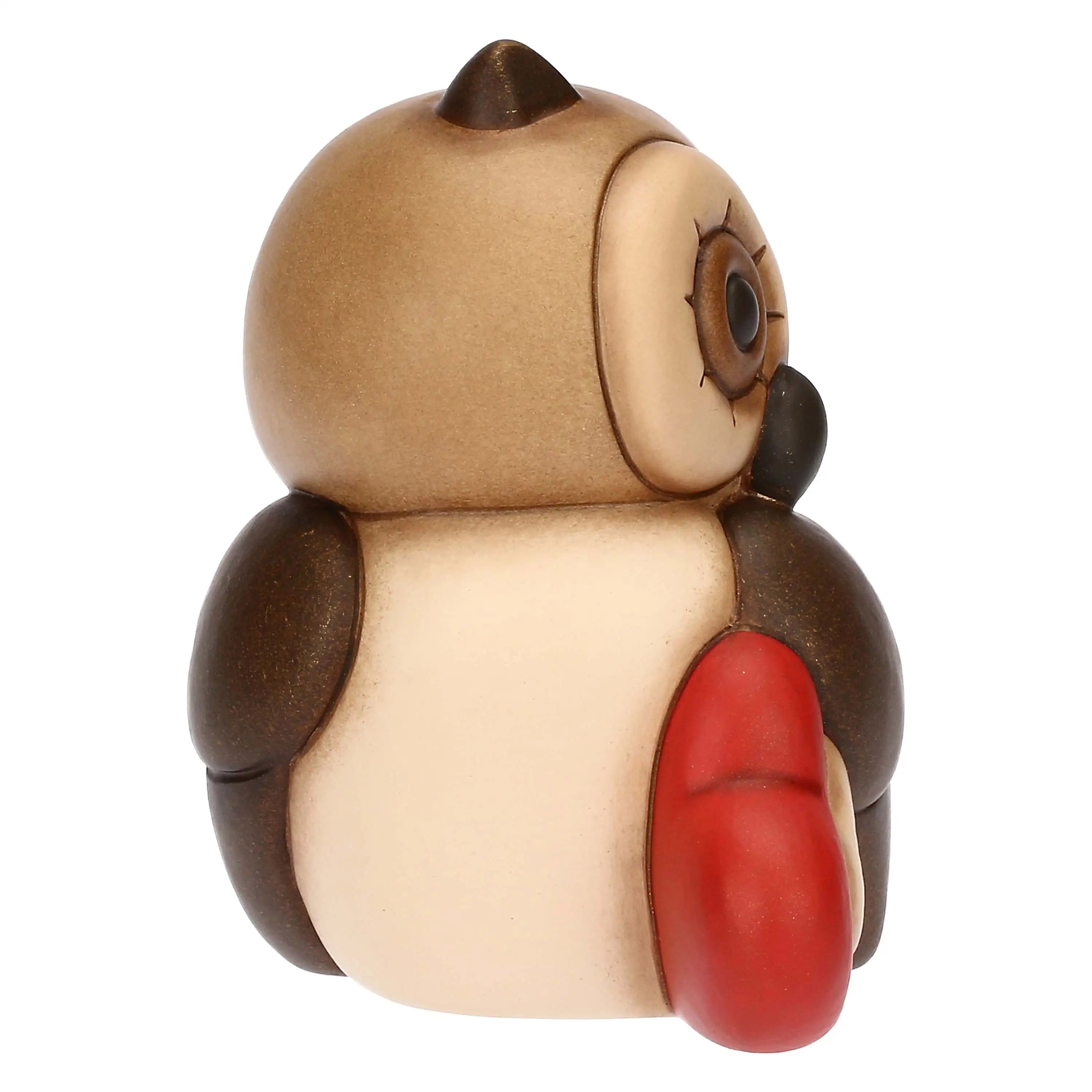 Thun- Gufo Lucky con cuore in ceramica | rohome