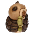 Thun- Gufo Lucky con quadrifoglio in ceramica piccolo | rohome