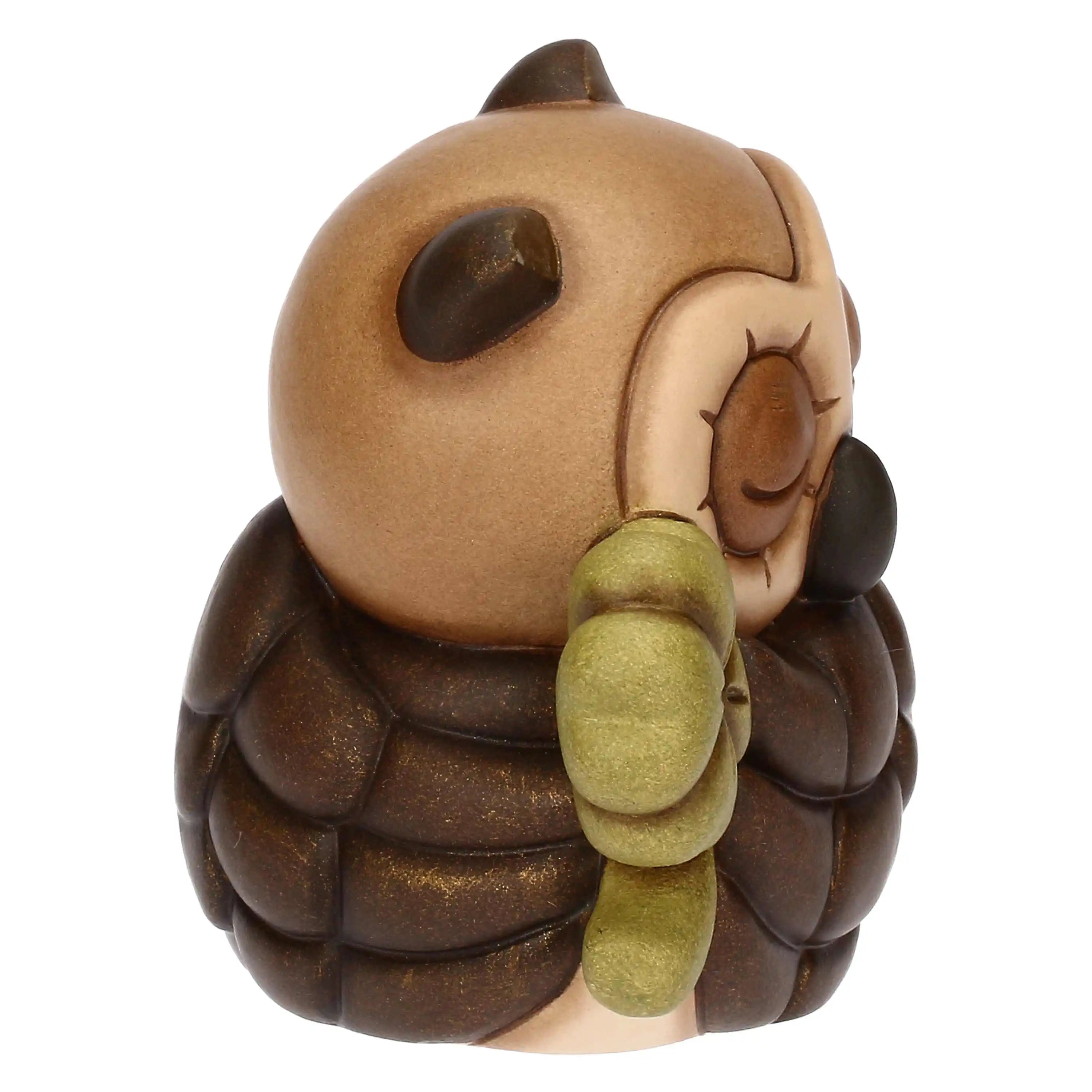 Thun- Gufo Lucky con quadrifoglio in ceramica piccolo | rohome