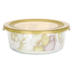 Thun- set 3 contenitori ermetici in vetro linea bloom| rohome