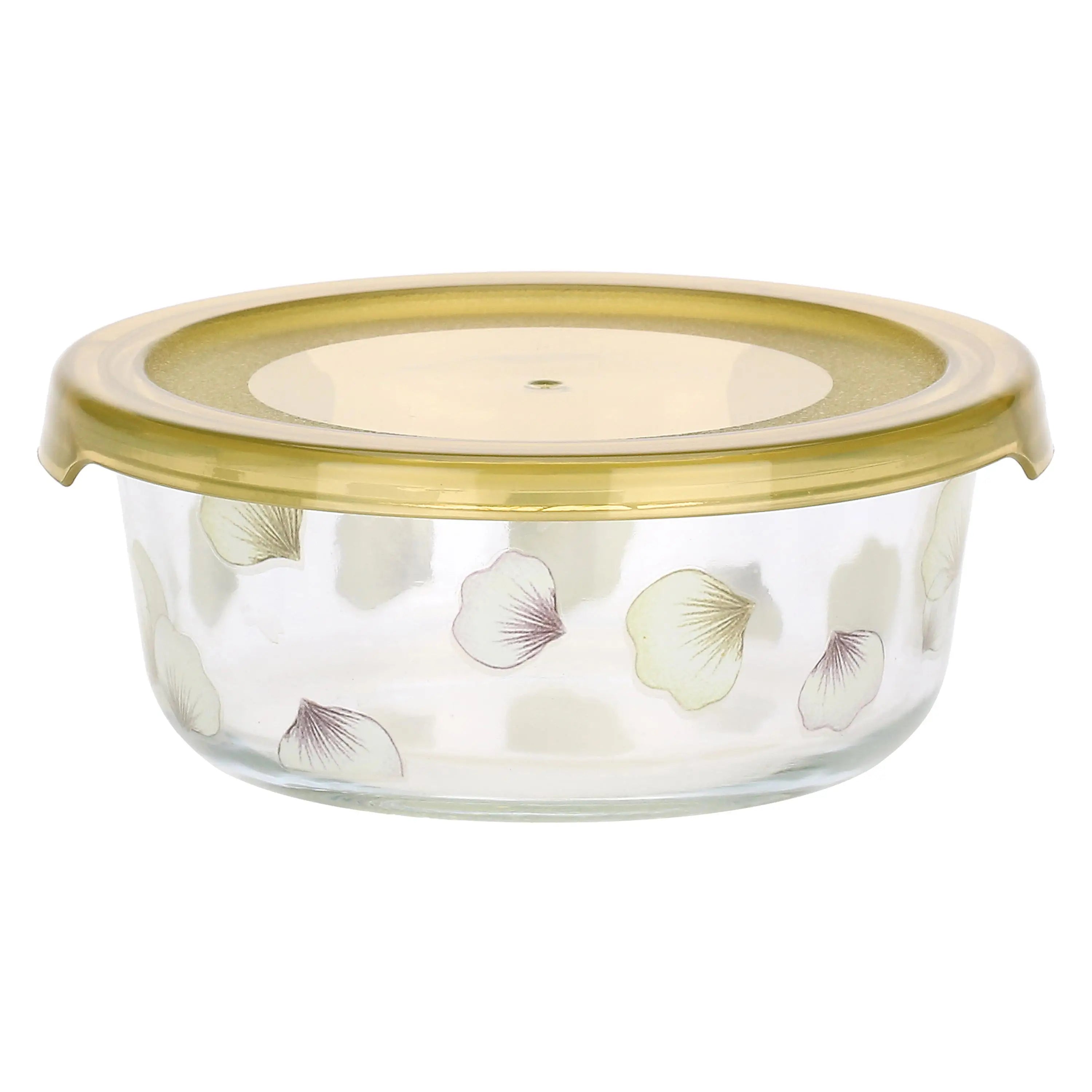 Thun- set 3 contenitori ermetici in vetro linea bloom| rohome