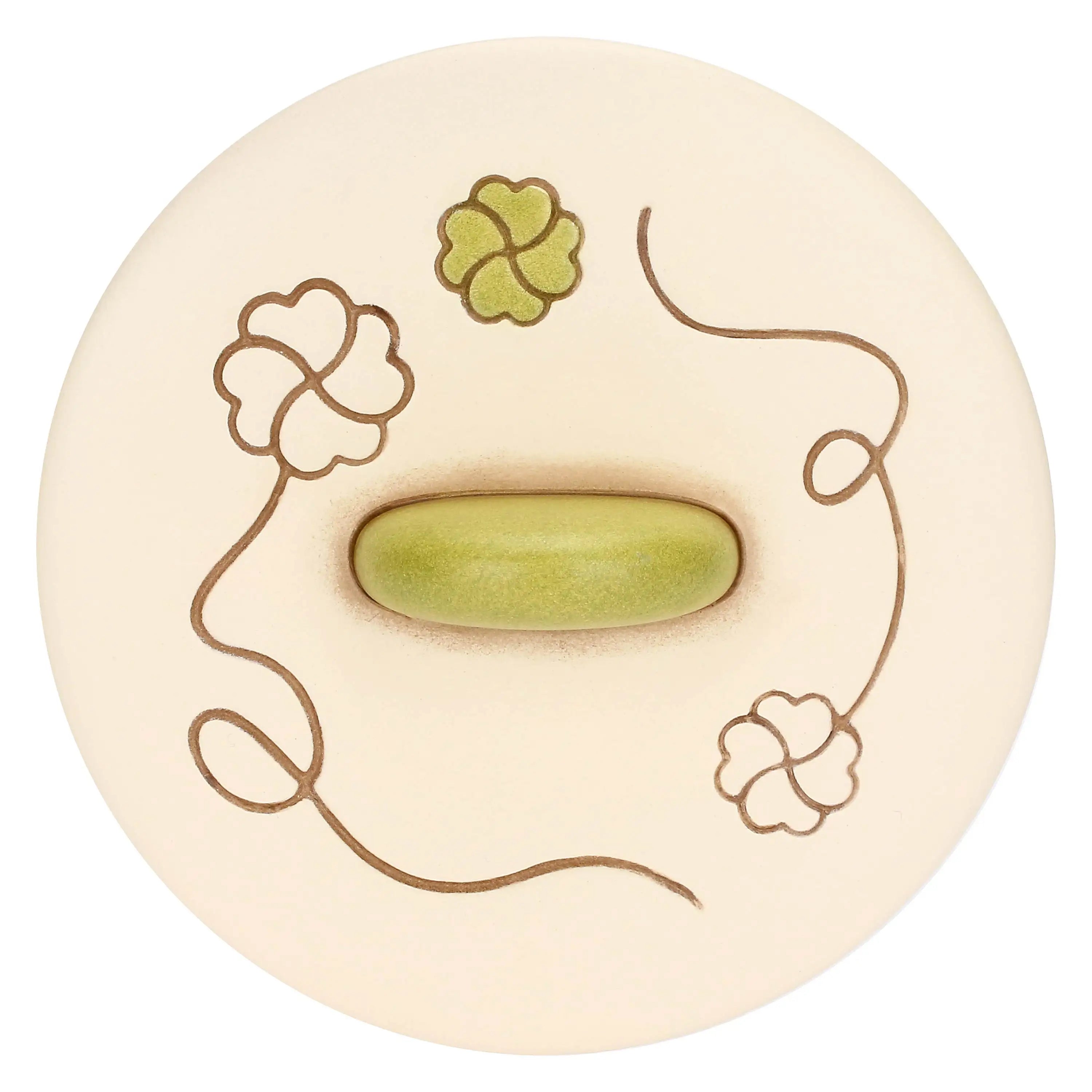 Thun - Barattolo in vetro con coperchio grande quadrifoglio | rohome