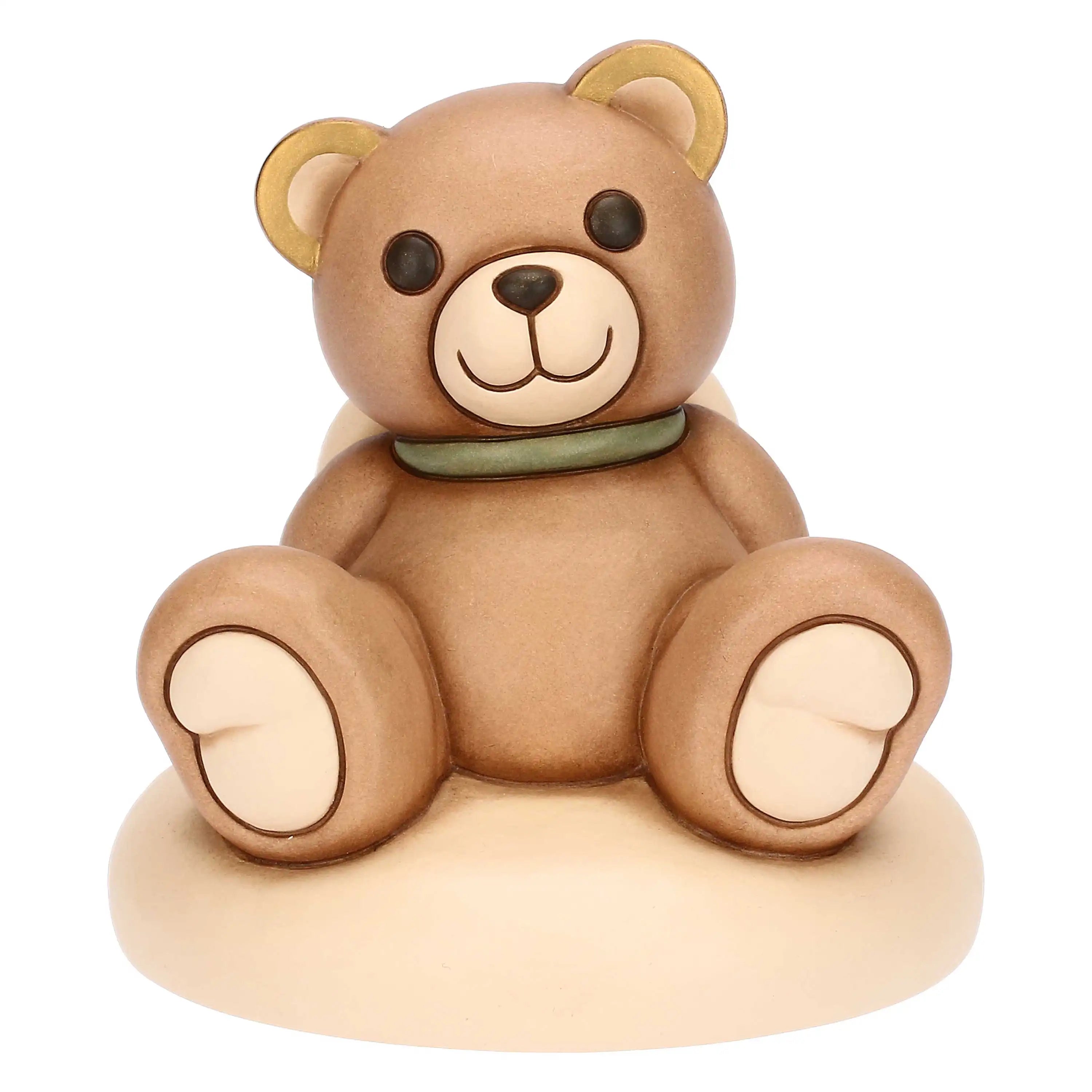Thun - Carillon Teddy fiocco verde e cuore | Rohome