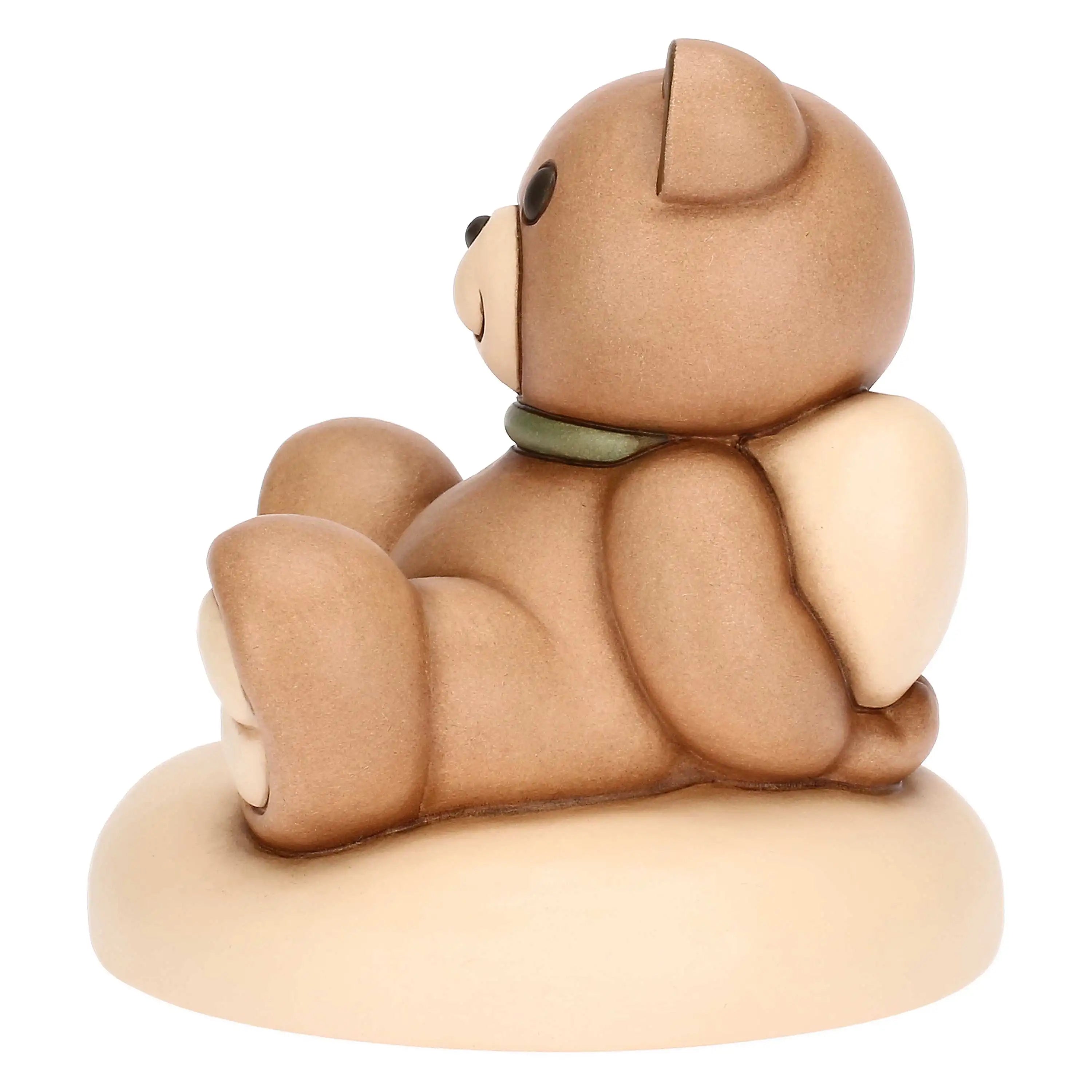 Thun - Carillon Teddy fiocco verde e cuore | Rohome