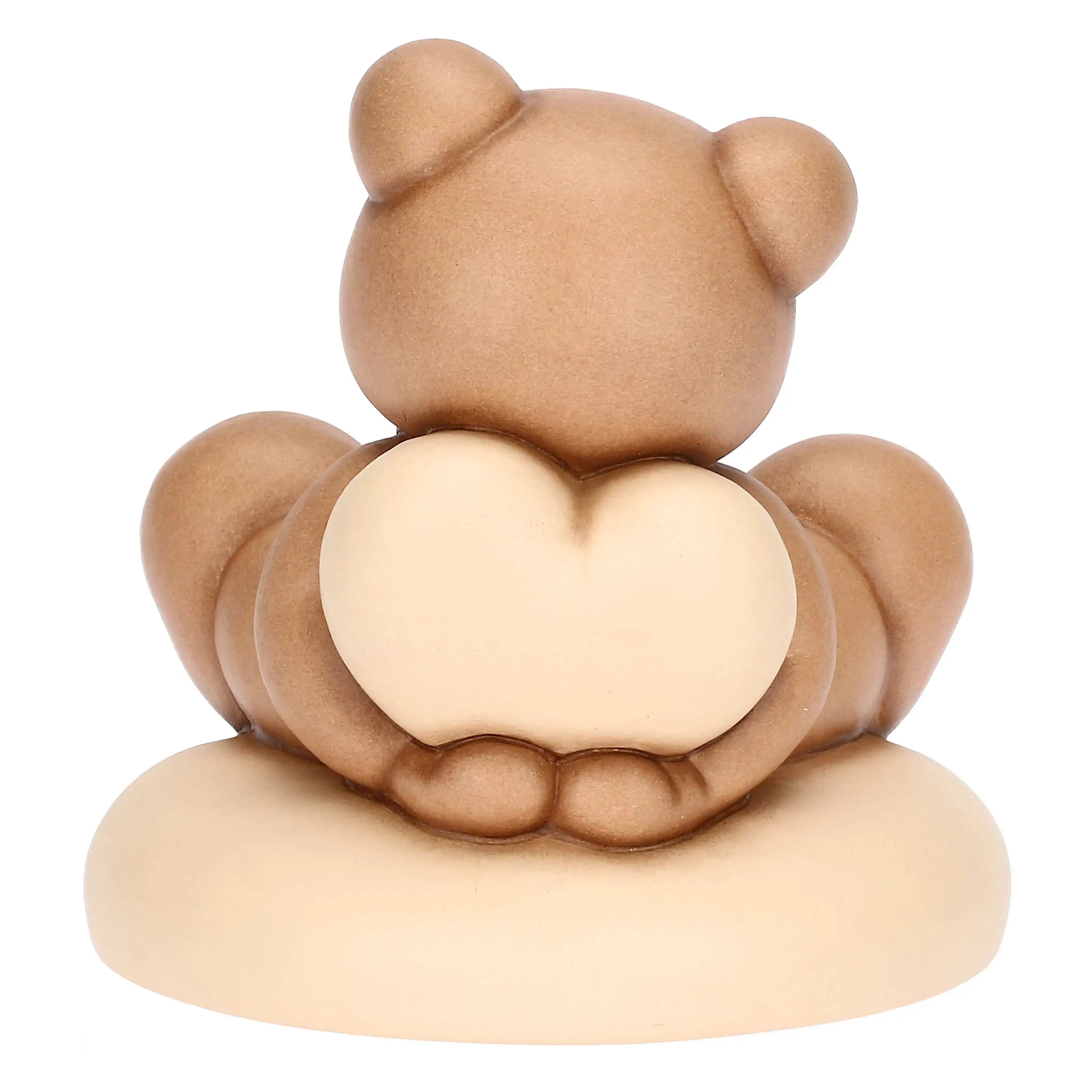 Thun - Carillon Teddy fiocco verde e cuore | Rohome