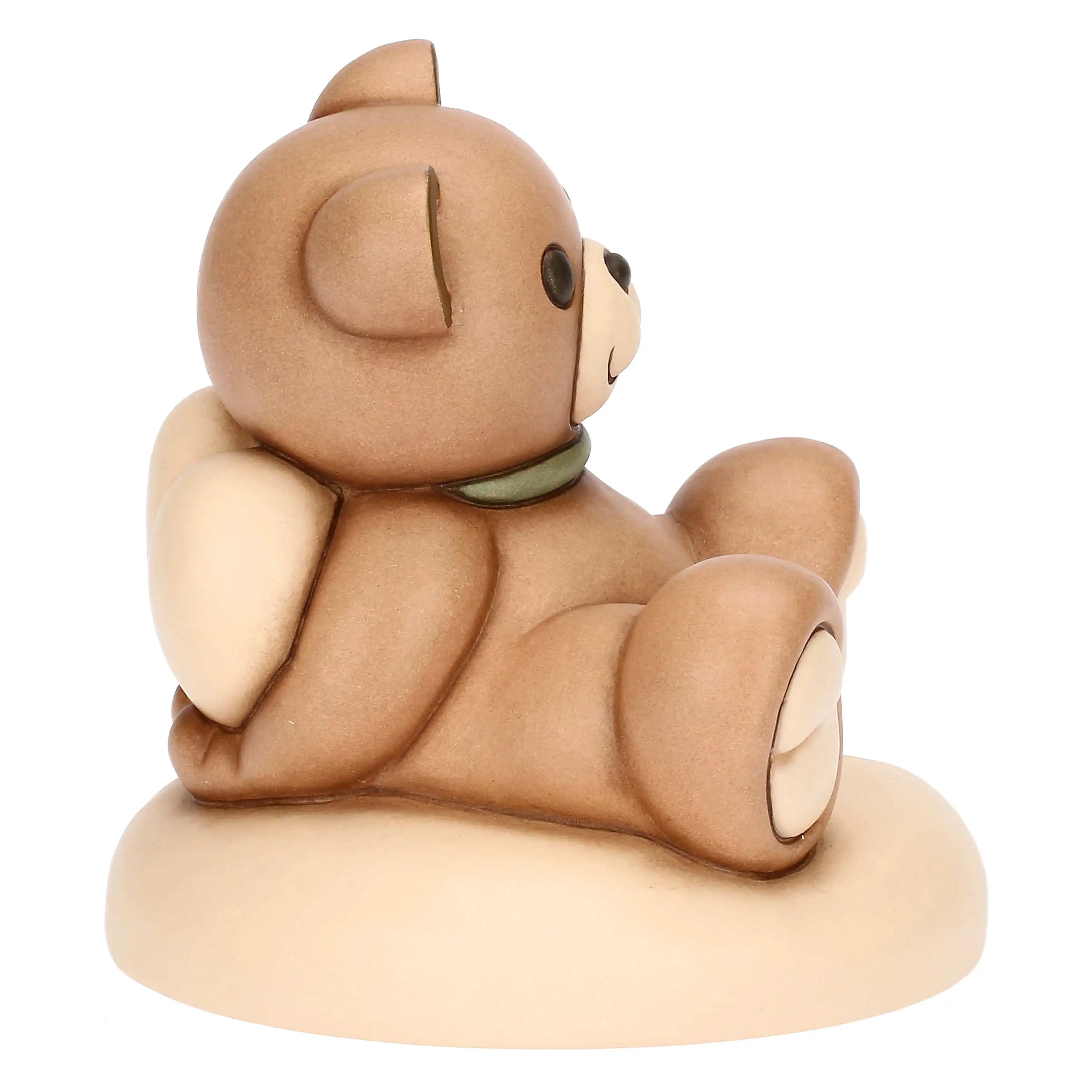Thun - Carillon Teddy fiocco verde e cuore | Rohome